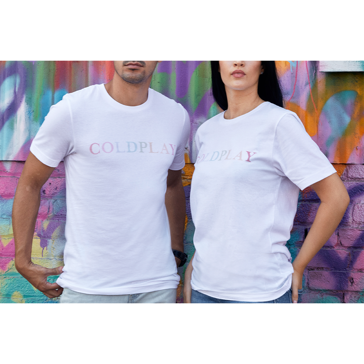 COLOR CHANGE LOGO TEE-Coldplay