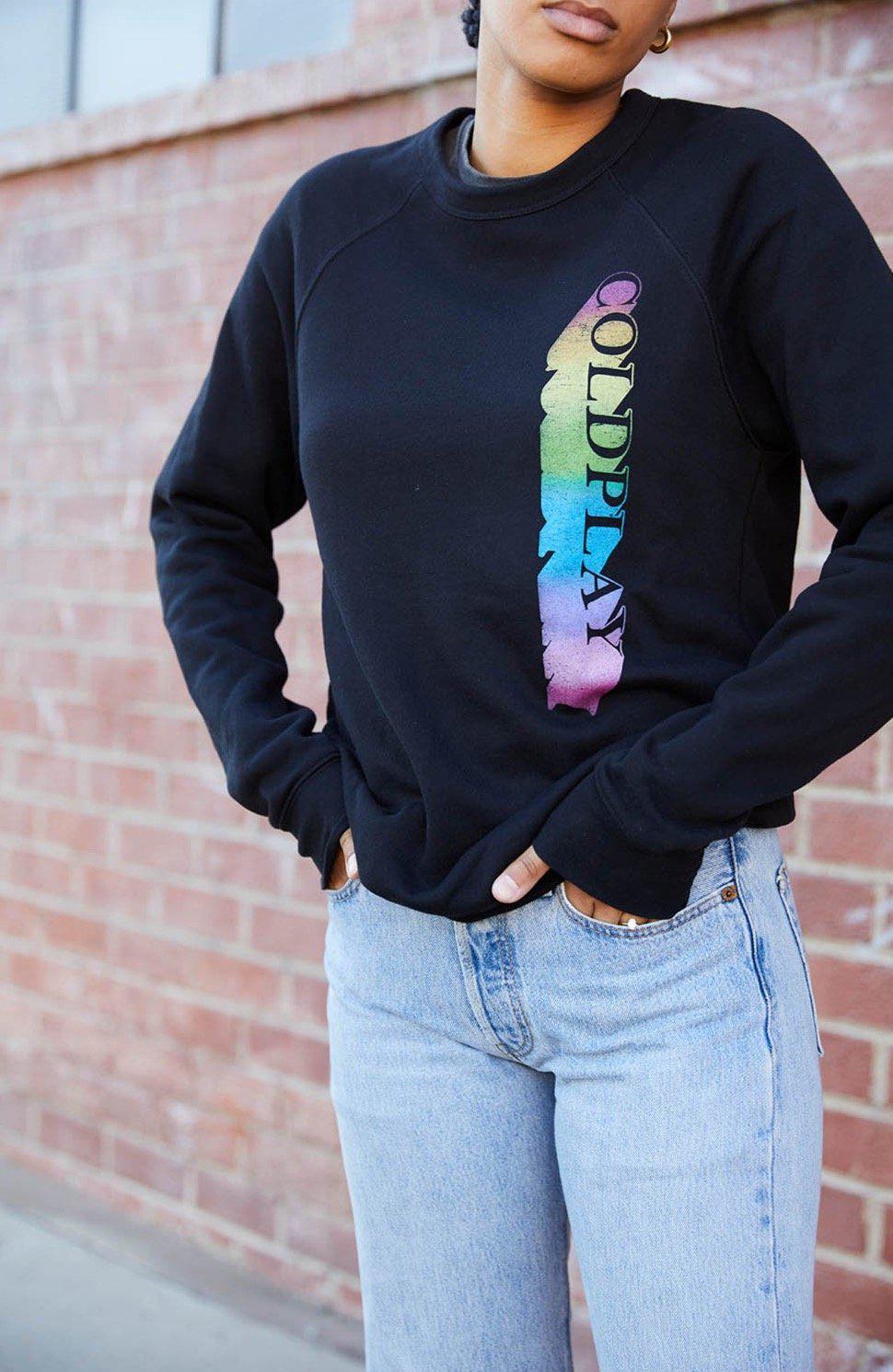 SPECTRUM CREWNECK SWEATSHIRT-Coldplay