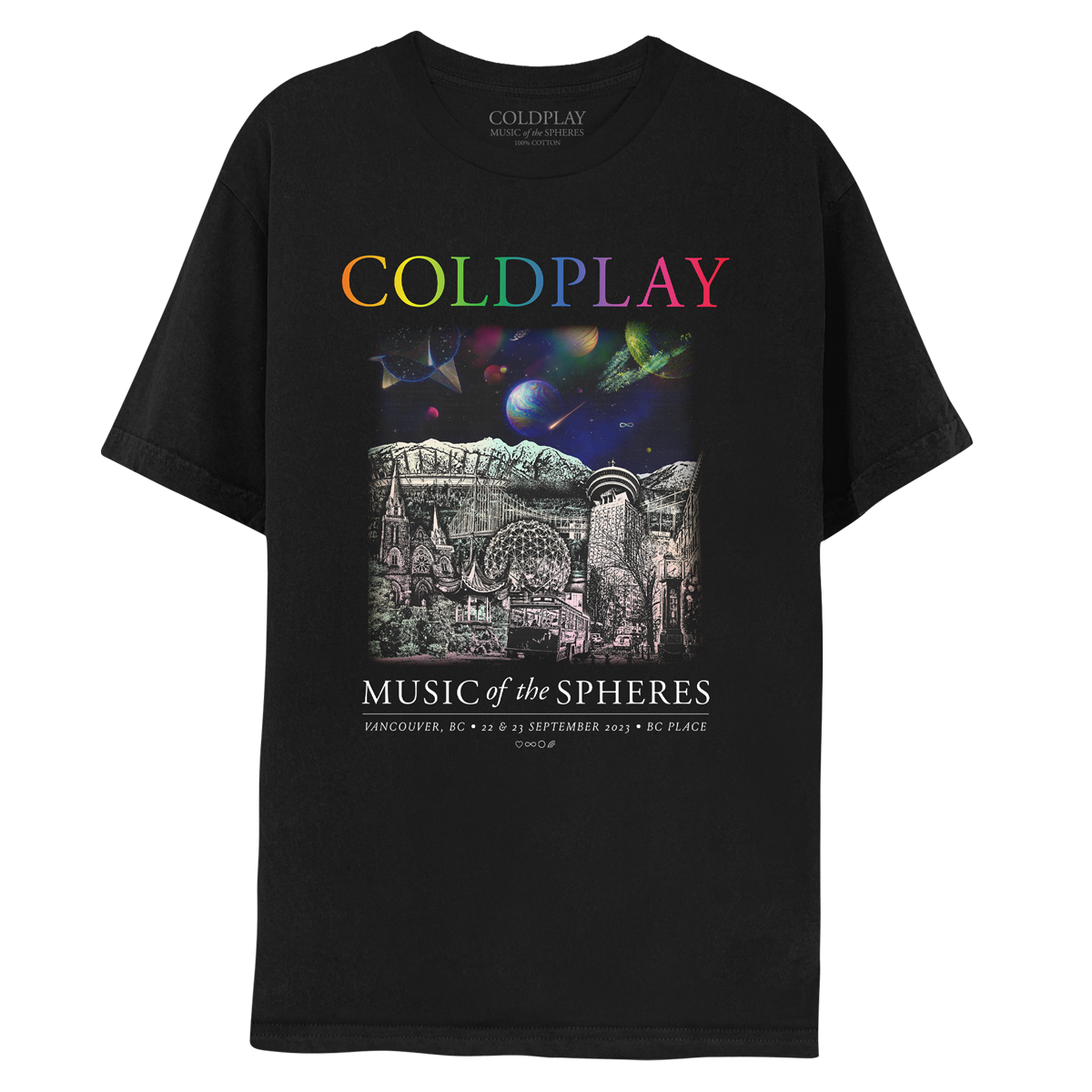 Vancouver Music of the Spheres Limited Edition Tour Tee