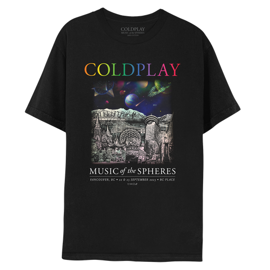 Vancouver Music of the Spheres Tour Tee - Limited Edition