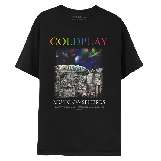 Vancouver Music of the Spheres Limited Edition Tour Tee