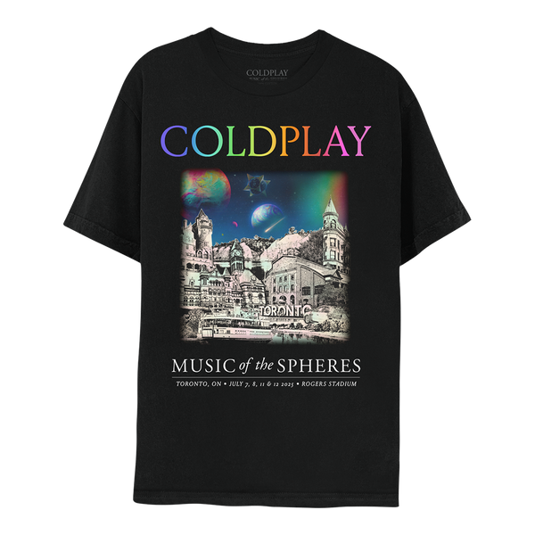TORONTO MUSIC OF THE SPHERES LIMITED EDITION TOUR TEE – Coldplay US