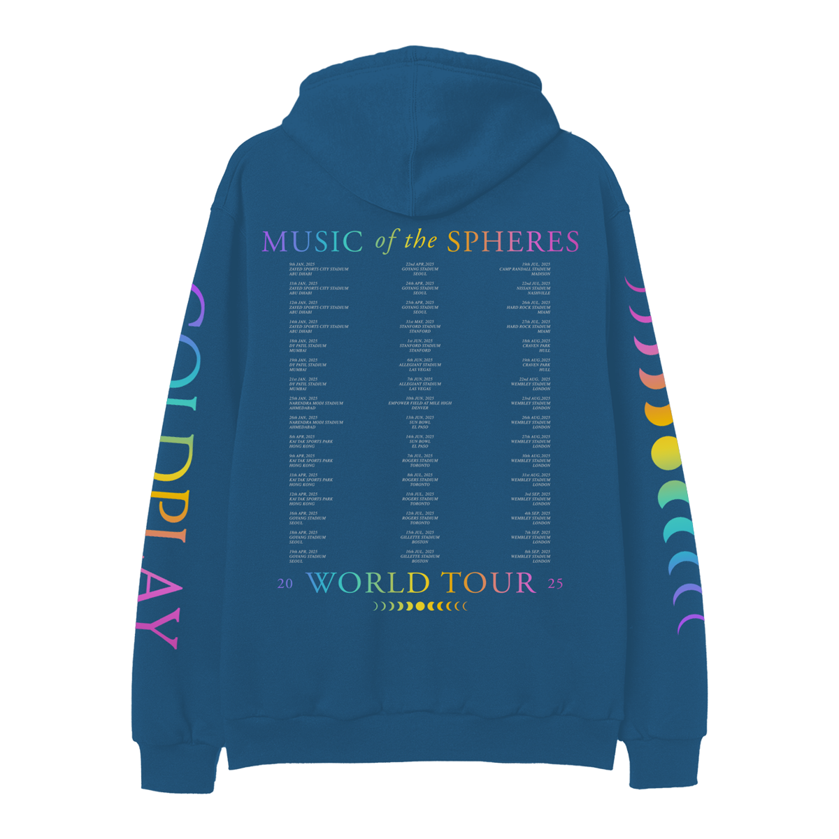 2025 MUSIC OF THE SPHERES WORLD TOUR HEART HOODIE