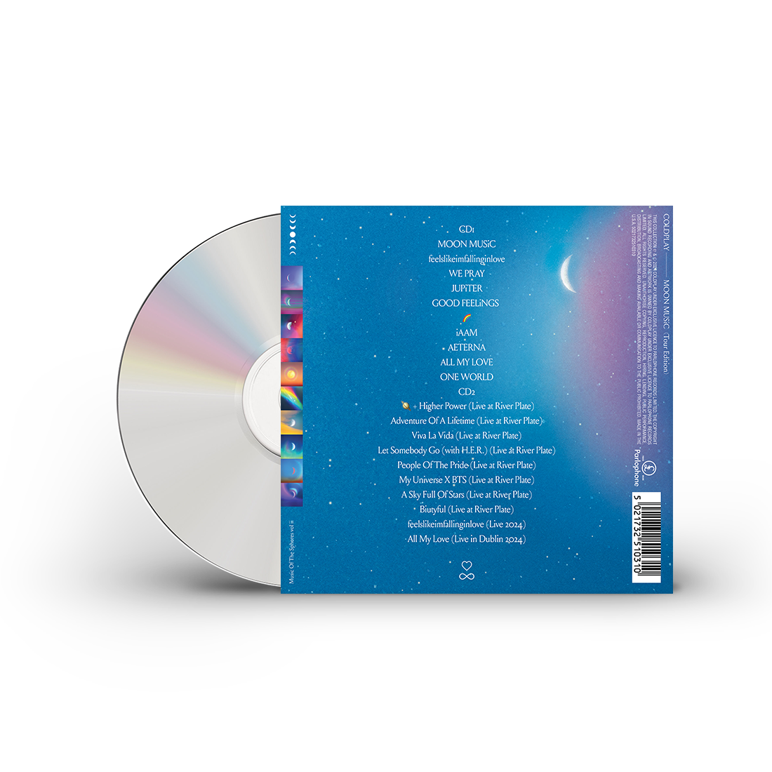 MOON MUSiC TOUR EDITION CD (FULL ALBUM + 10 LIVE TRACKS)