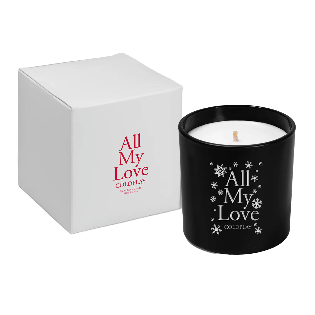 COLDPLAY ALL MY LOVE CANDLE