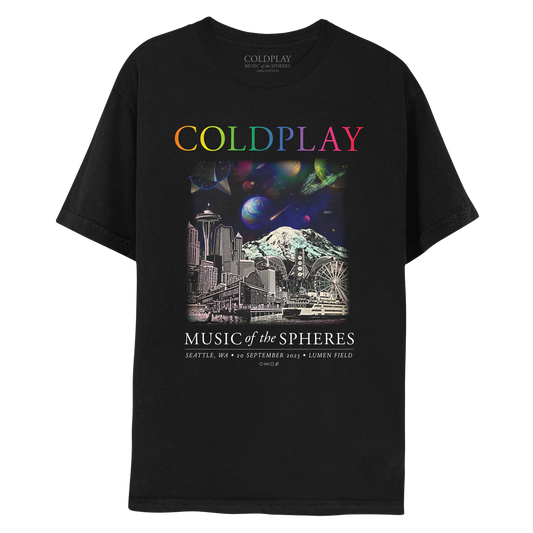 Seattle Music of the Spheres Tour Tee - Limited Edition