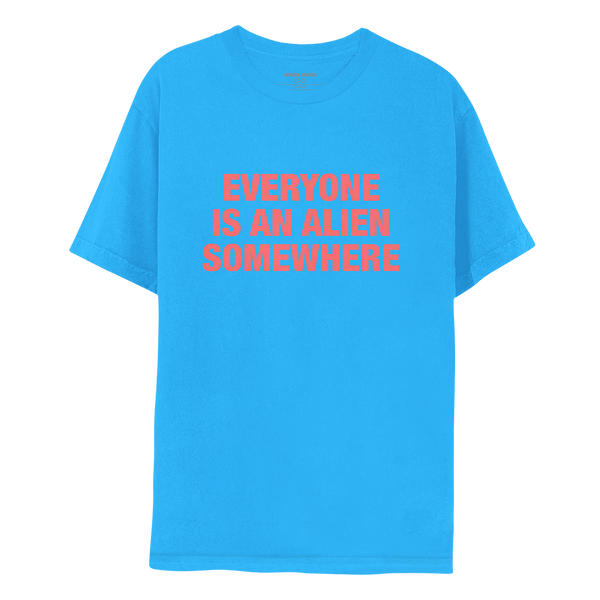 Everyone Is An Alien Somewhere Tee - Blue – Coldplay US