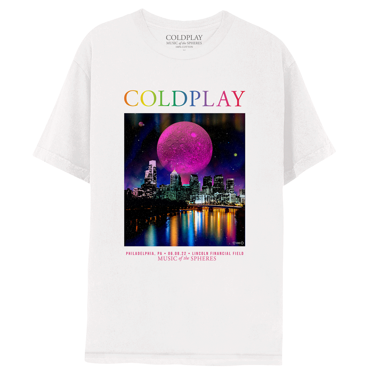 Philadelphia June 8 Music Of The Spheres World Tour 2022 Tee - Limited Edition