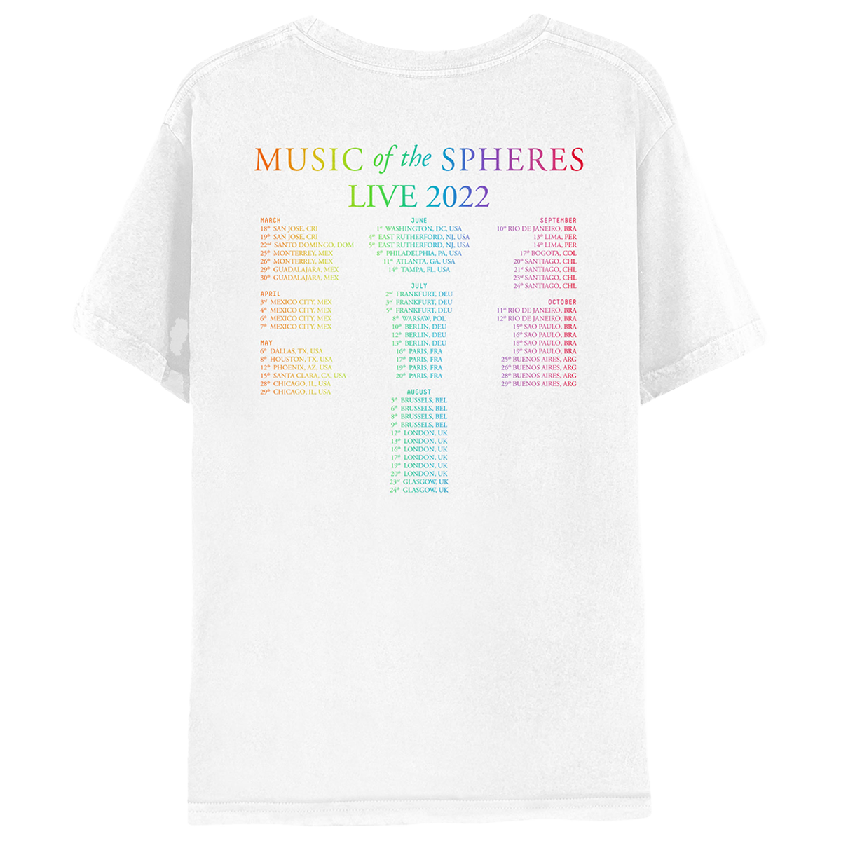 Coldplay t top shirts online