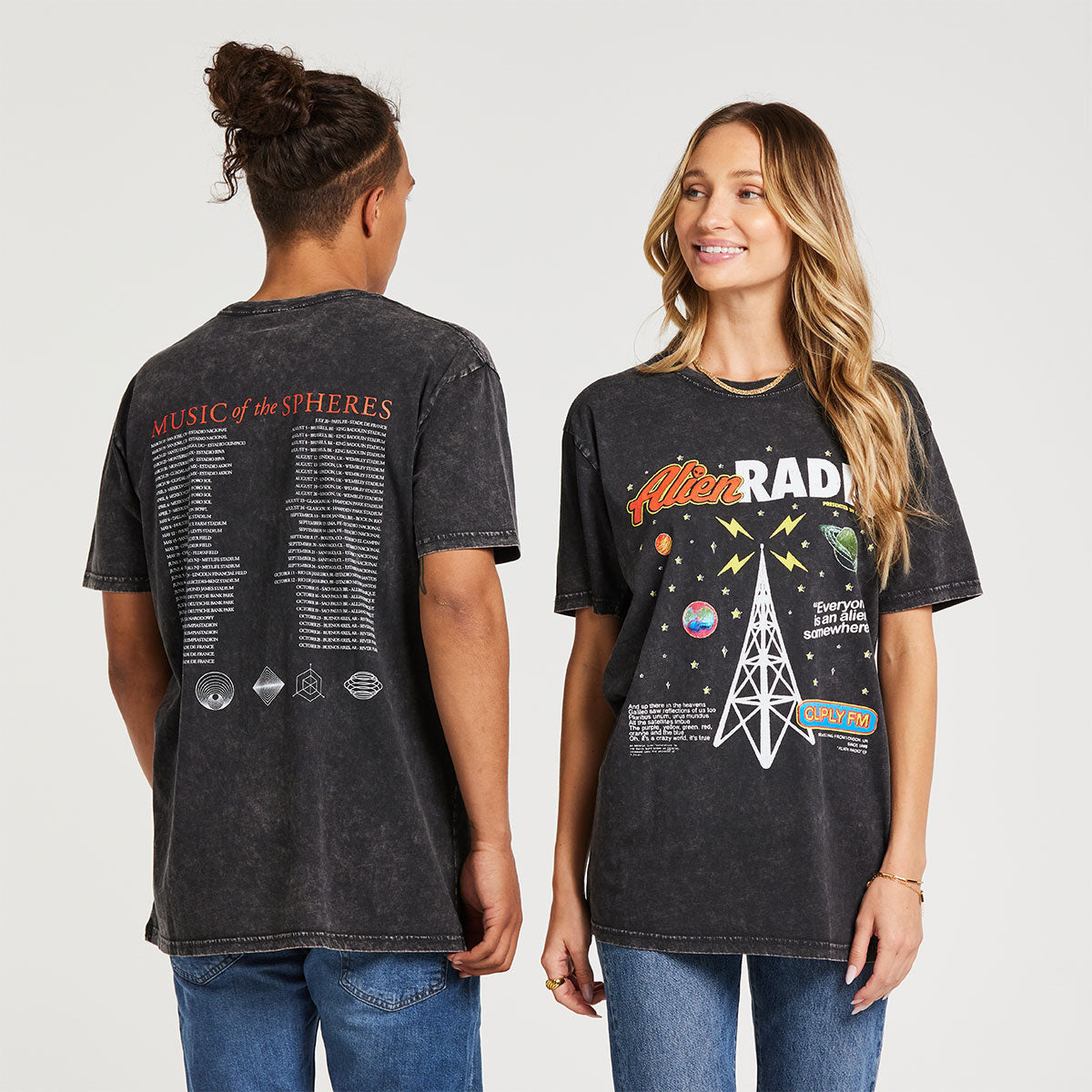 Alien Radio Music Of The Spheres World Tour 2022 Tee