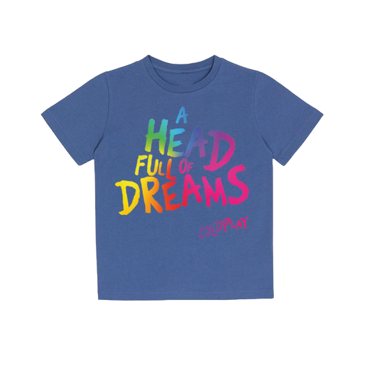 A Head Full Of Dreams Blue Kids T-shirt-Coldplay